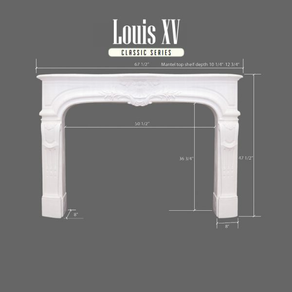 Louis Xv Da Vinci Fireplace Mantels